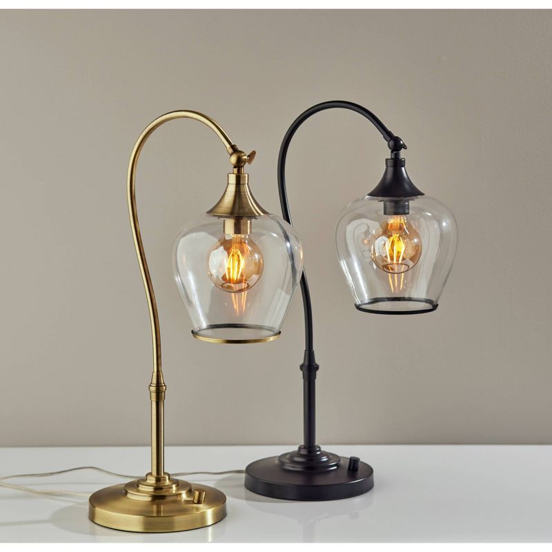 Bradford Desk Lamp (Includes Light Bulb) Antique Brass - Adesso, 5 of 12