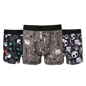 Nightmare Before Christmas Jack Skellington Spooky Icons Men's 3-Pack Boxer Briefs - 1 of 4