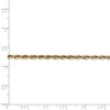 Black Bow Jewelry 2.75mm, 14k Yellow Gold Light Diamond Cut Rope Chain Anklet - 4 of 4