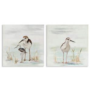 Stupell Industries Sandpipers Among Beach Grasses, 17" x 17" - 1 of 4