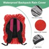 Unique Bargains Waterproof Backpack Rain Cover with a Vertical Reflective Strap for Hiking/Biking 1 Pc - 2 of 4