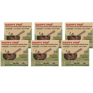Star Anise Foods Happy Pho Zesty Ginger Vietnamese Brown Rice Noodle Soup - Case of 6/4.5 oz - 1 of 4