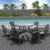 WestinTrends Dylan HDPE Outdoor Patio Adirondack Chair (12-Piece Set) - 2 of 4