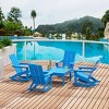 WestinTrends 5-Piece Modern Adirondack Outdoor Rocking Chair with Side Table Set - 2 of 2