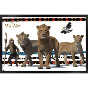 Trends International Disney Mufasa: The Lion King - Group Framed Wall Poster Prints - 1 of 4