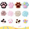 Joyfy 4 Pcs Taba Paw Squeeze Toys Colorful Kawaii Mochi Fufu Sensory Toys, Cat Paw Taba Squeeze Squishies Toy for Party Favors, Gifts for Adults Kids - 2 of 4