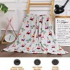 Comfort Flannel Blanket Super Soft Christmas Prints Throw Blanket Christmas Gift. - 2 of 4