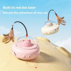 CAT Teasing Toys - Ideal for Fun and Engagement in Pets, Includes Various Interactive Toys for Dogs P ink - 1 of 4