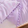 BAGOKIE 3-Piece Bed in a Bag Comforter Set with Pom Fringe - 4 of 4