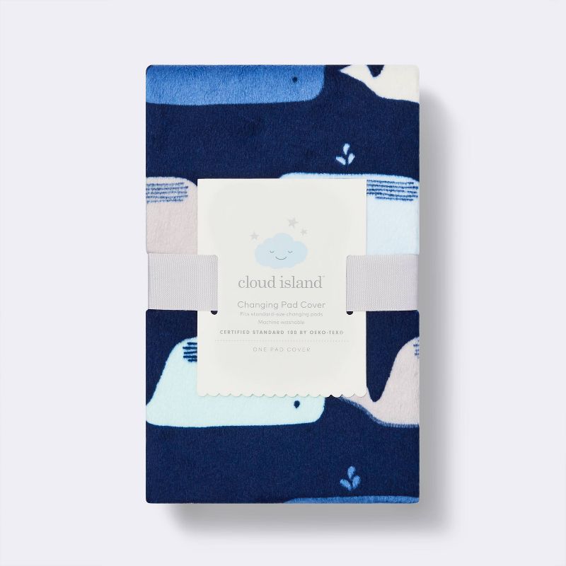 Plush Changing Pad Cover By the Sea - Cloud Island&#8482; - Navy, 5 of 6