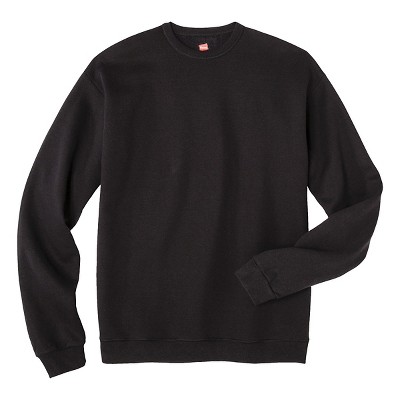 hanes black sweatshirt