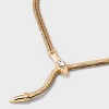 Snake Chain "Y" Necklace - Wild Fable™ Gold - 4 of 4