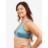 Leading Lady Women's The Marlene - Silky Front-Closure Comfort Bra (151) Sea Glass Blue 52B/C/D - 3 of 4