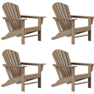 WestinTrends Dylan HDPE Outdoor Patio Adirondack Chair (Set of 4) - 1 of 4