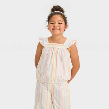 Girls' Sleeveless Woven Top - Cat & Jack™