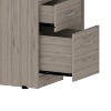 CAVINAS Home Office Desk Morden L-Shaped Corner Computer Desk with Shelf, 2 Drawers and Keyboard Tray for Office - 3 of 4