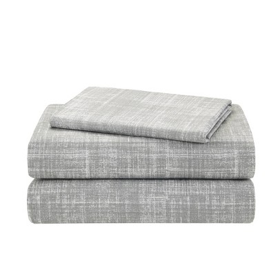 Aqua Queen Microfiber Reversible Coverlet and Sheet Set