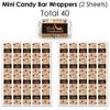 Big Dot of Happiness Rosh Hashanah - Mini Candy Bar Wrappers, Round Candy Stickers and Circle Stickers - New Year Candy Favor Sticker Kit - 304 Pieces - 3 of 4