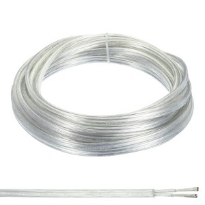 Unique Bargains Tinned Copper Insulated Heat Resistant PVC Covered 300V SVT Round Wire 18AWG - 1 of 4