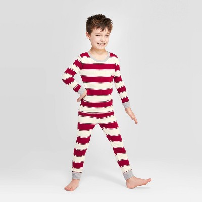 Burt's bees rugby store striped pajamas womens