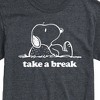 Men's - Peanuts - Take A Break Short Sleeve Graphic T-Shirt - 2 of 4