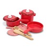 Melissa & Doug Deluxe Wooden Kitchen Accessory Set - Pots & Pans (8pc) - 4 of 4
