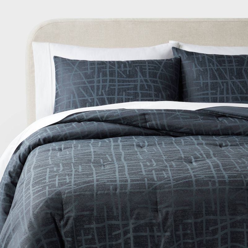 3pc Luxe Jacquard Comforter and Sham Set - Threshold™, 1 of 13