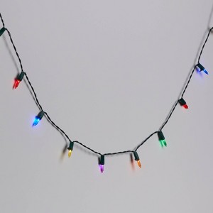 50ct Solar LED Christmas Indoor Outdoor Mini String Lights with Green Wire - Wondershop™ - 1 of 4