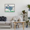 Stupell Industries Expressionist Iris Vase Floating Frame Canvas Art - 3 of 4