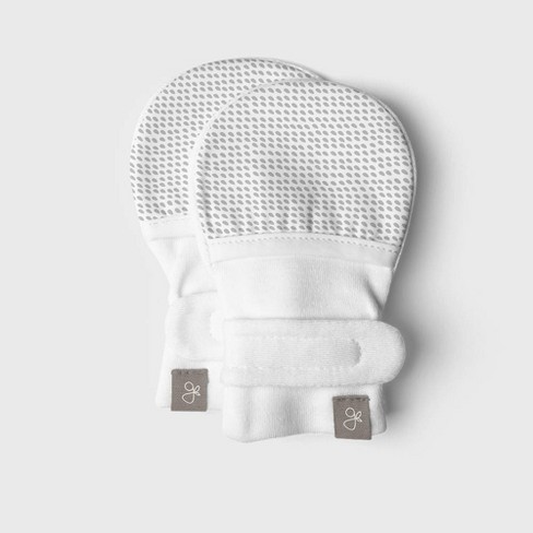 Goumi Baby Drops Mittens Gray 0 3m Target