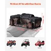 VEVOR ATV Rear Storage Bag,68L ATV Rear Cargo Bag with Sponge Seat Cushion&Bottle Holder,600D Oxford Cloth Storage Rear Rack Seat Bag,Black+Camouflage - 4 of 4