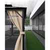 All-Weather Hardtop Gazebo with Double Metal Roof & Sturdy Aluminum Frame. Includes Net & Curtain for Year-Round Patio Comfort - 3 of 4