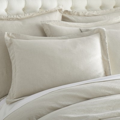 Natural Linen Queen Duvet Cover Set