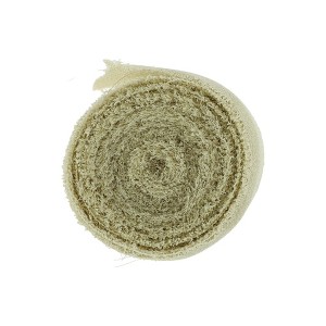 Unique Bargains Ribbon Tear-Away Frayed Edge Polyester 157.48"x1.57" 1 Pc - 1 of 3