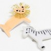 Meri Meri Zebra & Lion Felt Hair Clips (Pack of 2) - 2 of 2