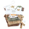 Hudson Baby Infant Boys Shorts Bottoms 4-Pack, Brown Sage Dinosaurs - 2 of 4