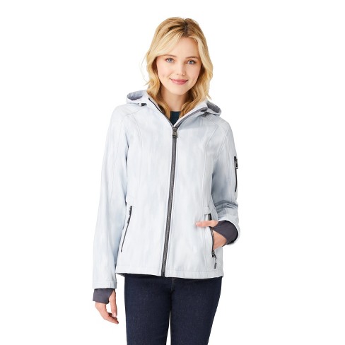 Free Country Women's Aeris Super SoftshellÂ® Jacket Silver Chip M : Target