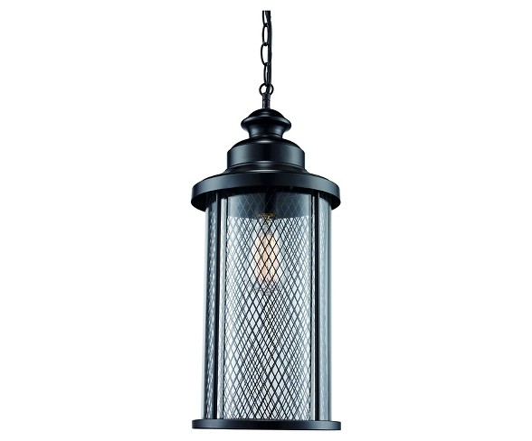 Bel Air Lighting Outdoor Hanging Pendant Black