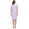 Casual Nights Women's Super Soft Yummy Nightshirt, Short Sleeve Nightgown, Night Dress with Fun Prints & Patterns - 4 of 4