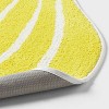 Lemon Shaped Machine Washable Non-Slip Bath Rug Yellow - Room Essentials™ - 4 of 4