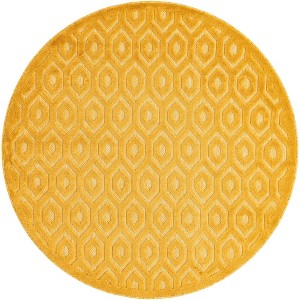 Unique Loom    Outdoor Trellis Textured Spatial Area Rug - 1 of 4