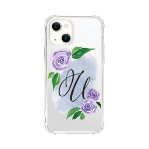 OTM Essentials Apple iPhone 15 Plus/iPhone 14 Plus Monogram Clear Tough Edge Floral Script Case - 1 of 4