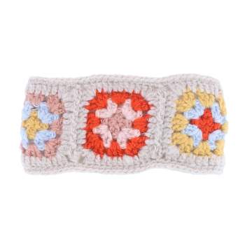 David & Young Women's Retro Crochet Knit Winter Headwrap