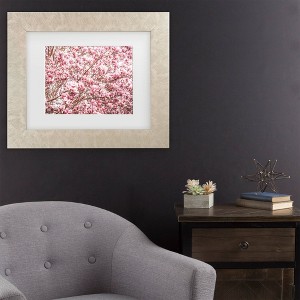Trademark Fine Art Philippe Sainte Laudy Magnolias of March Matted Framed Art - 1 of 4