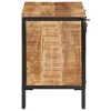 vidaXL Shoe Cabinet 23.6"x13.8"x20.9" Solid Rough Wood Mango - 4 of 4