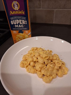 Annie's Super Mac Protein Mac & Cheese Shells & Real Aged Cheddar - 6oz ...
