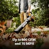 Worx WG512 TRIVAC 12-Amp Electric 3-IN-1 Blower/Mulcher/Yard Vacuum with Leaf Collection System - 4 of 4