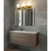 Soledad 3-Light Vanity Light - Minimalist Steel Design with Chic White Glass Shades - 4 of 4