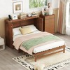 Whisen Full Murphy Bed with Storage Drawer & Charging Station - 2 of 4
