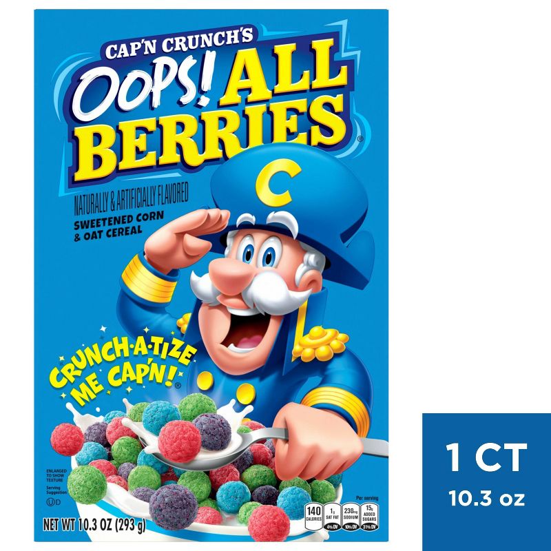 Cap&#39;n Crunch Oops All Berries - 10.3oz, 1 of 7